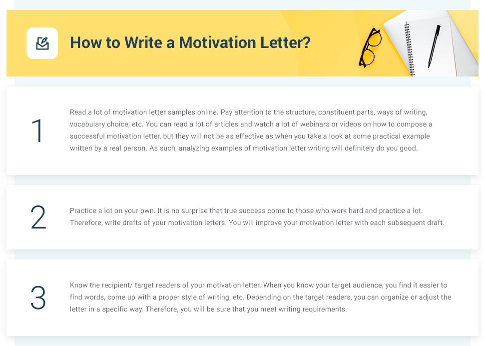 How to write a motivation letter