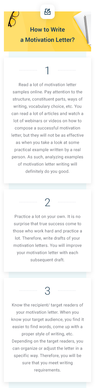How to write a motivation letter